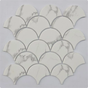 Calacatta Scale - glass tile